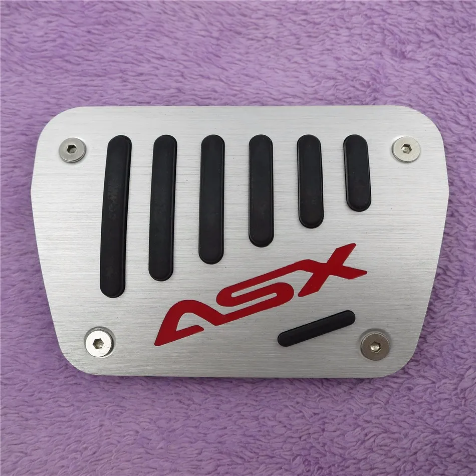 Accessoires de voiture pour Mitsubishi ASX AT, repose-pieds de frein à carburant, plaque de pédale antidérapante, couvre-plaquettes de frein d'accélérateur, style