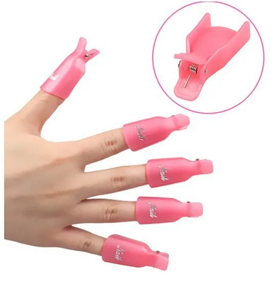 Mode Hot Selling / Plastic Nail Art Soak Off Cap Clip UV Gel Polska Remover Wrap Tool Gratis Shopping