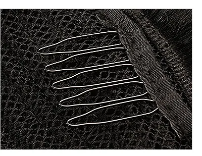 16 polegada Kinky Em Linha Reta 100% Extensão Do Cabelo Humano Rabo de Cavalo para a Mulher 100g 120g 140g Cor marrom médio # 4