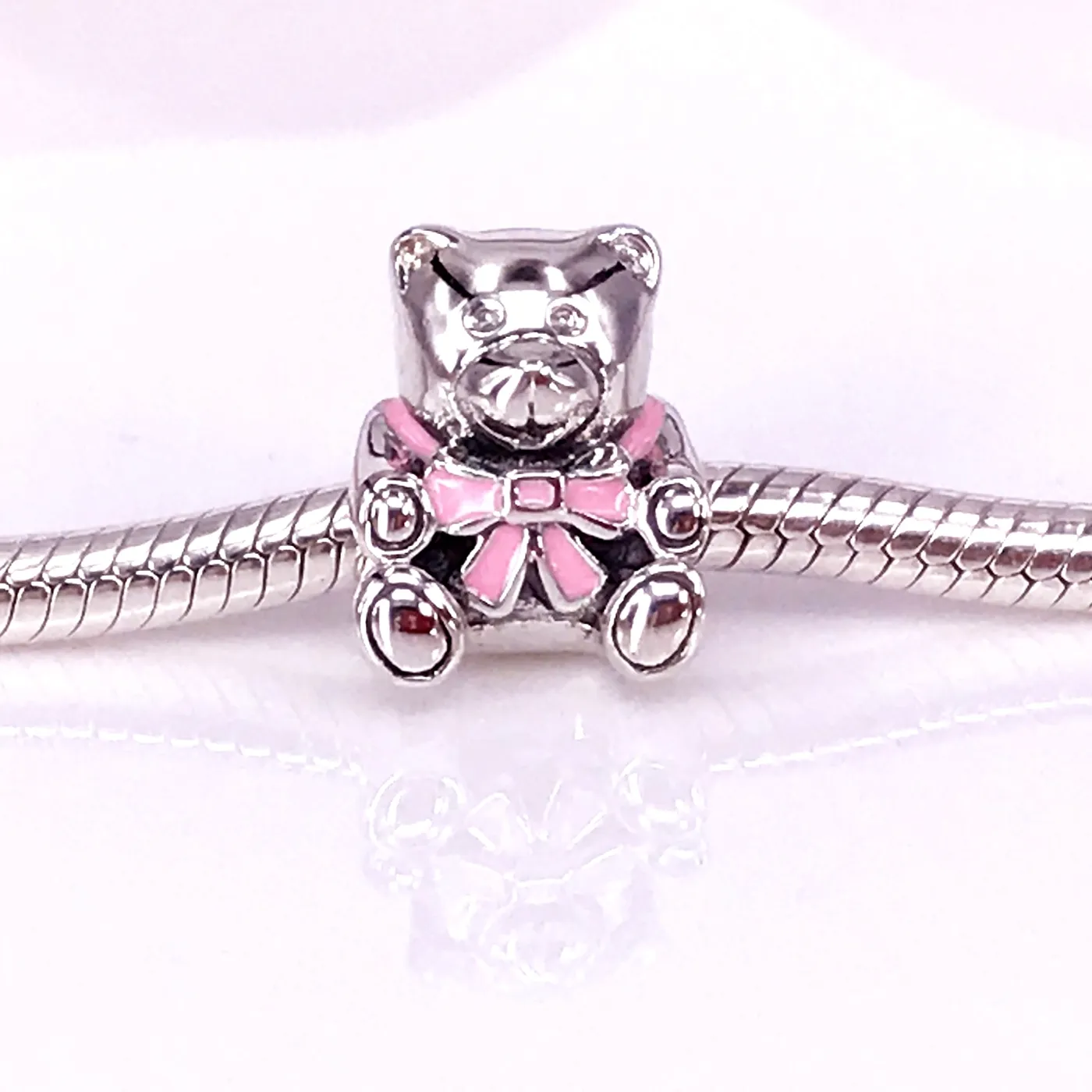  Pandora Sparkling Cerise Pink Charm Bracelet Charm Moments  Bracelets - Stunning Women's Jewelry - Gift for Women - Made with Sterling  Silver & Cubic Zirconia: Clothing, Shoes & Jewelry