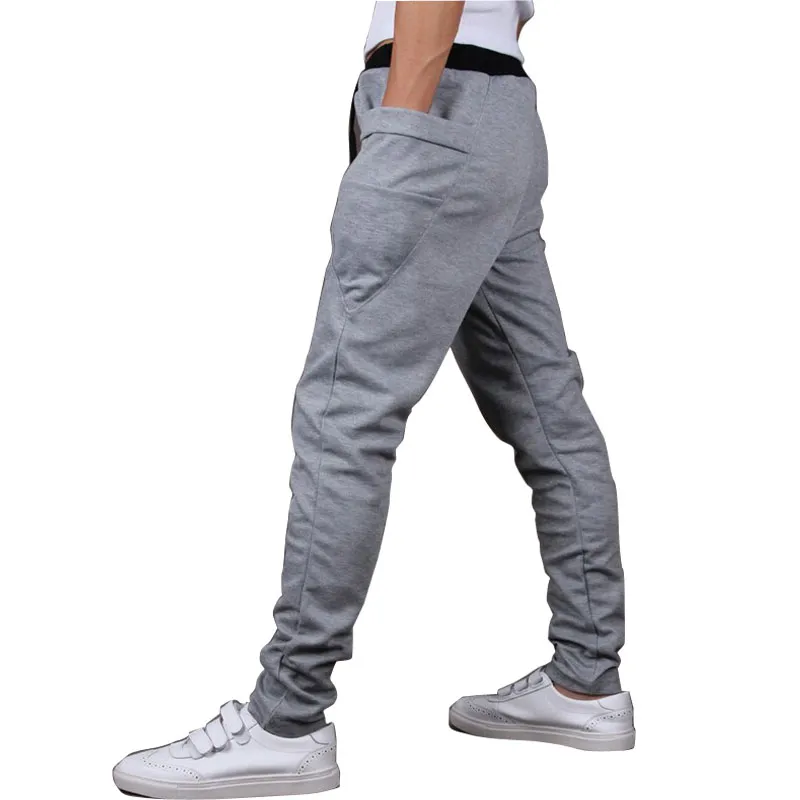 Hurtownie-2015 Brand New Fashion Brand Splupy Spodnie Spodnie Mężczyźni Harem Spodnie Spodnie Swene, Męska Big Kieszonkowy Design Man Cargo Joggers M ~ XXL