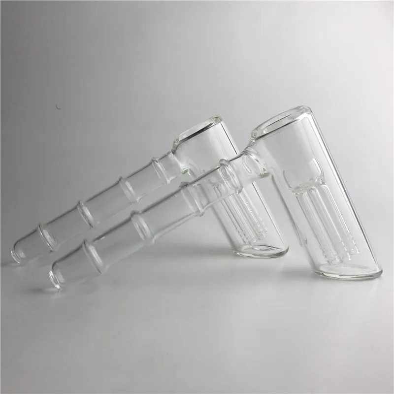 4 inch glazen hamer Bong Oil Rigs Waterleidingen Waterpijp met 6 Filter Tube Dikke Pyrex Clear Bongs Mini Rig