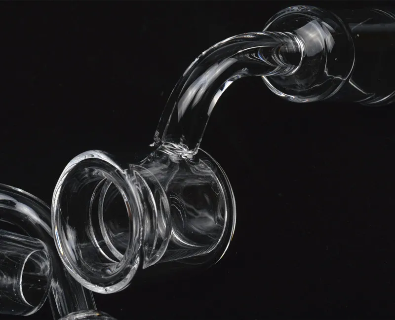 Двойной кварц сосиска карбюратор крышка ногтей тепловой 14 мм 18 мм мужской женский 18.8 мм золоуловитель стекло бонг адаптер для курения водопроводные трубы мензурки чаши