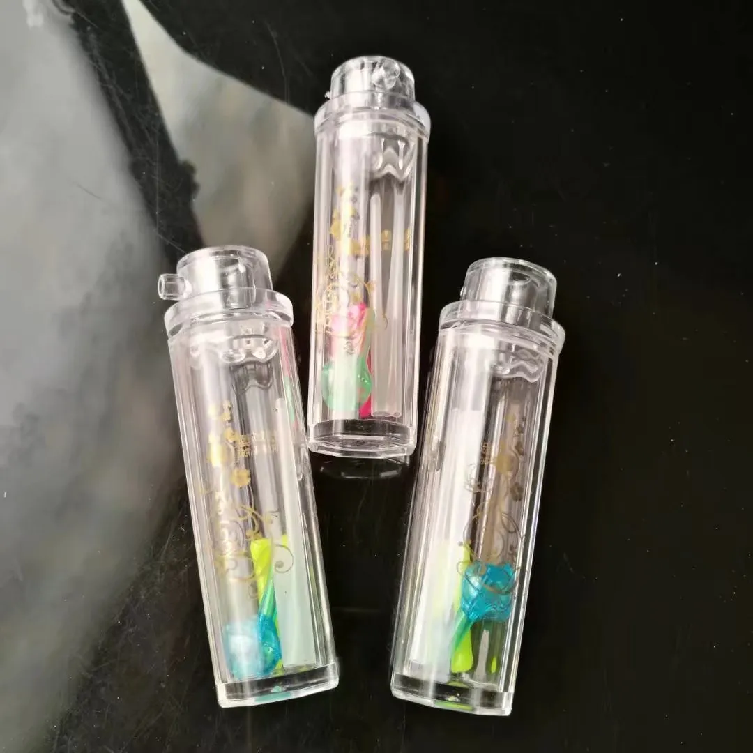 Accessoires pour bangs en verre mini pot Pipes à fumer en verre colorées multicolores Meilleure cuillère à la main