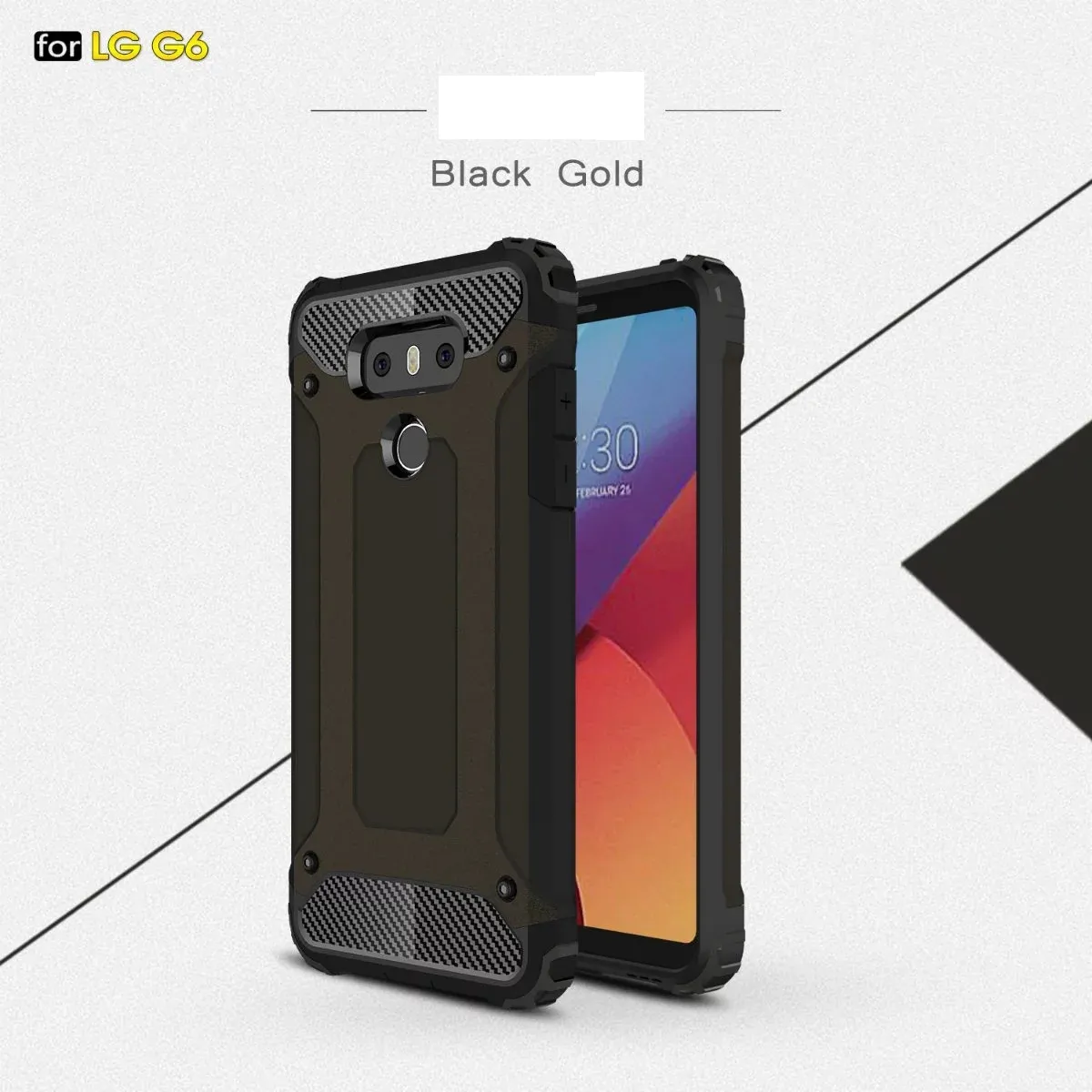 갑옷 하이브리드 수비수 케이스 TPU + PC 충격 방지 커버 케이스 LG G6 G5 Q6 갤럭시 S7 가장자리 S7 플러스 S6 가장자리 플러스