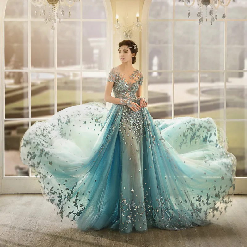 Elegant Evening Gowns for a Magical Reception