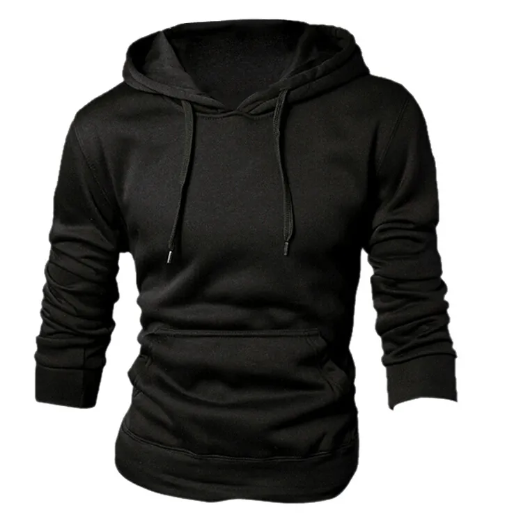 Grossist-IMC Nytt vår höstmode Casual Hoddies Sweatshirts Högkvalitativa sportkläder för män solid fleece hoody