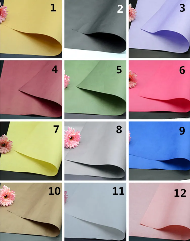 Wrapping Paper Packaging Gift Wrapping Solid Color Florist Wrapping Paper Flower  Bouquet Supplies