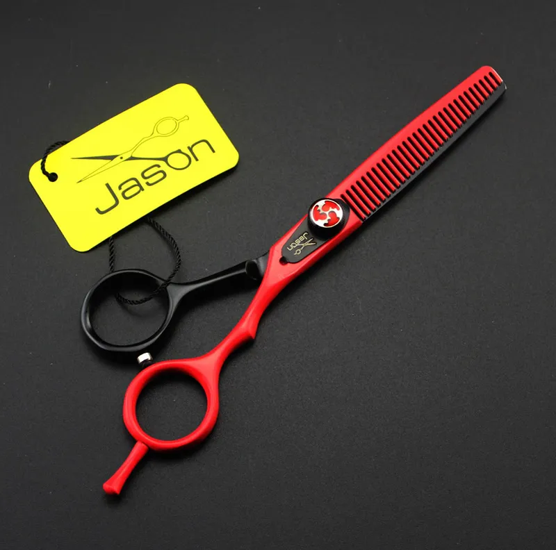 6.0 Inch Jason Forbici capelli Forbici professionali parrucchiere Kit taglio forbici assottigliamento JP440C Barber Scissors, LZS0520