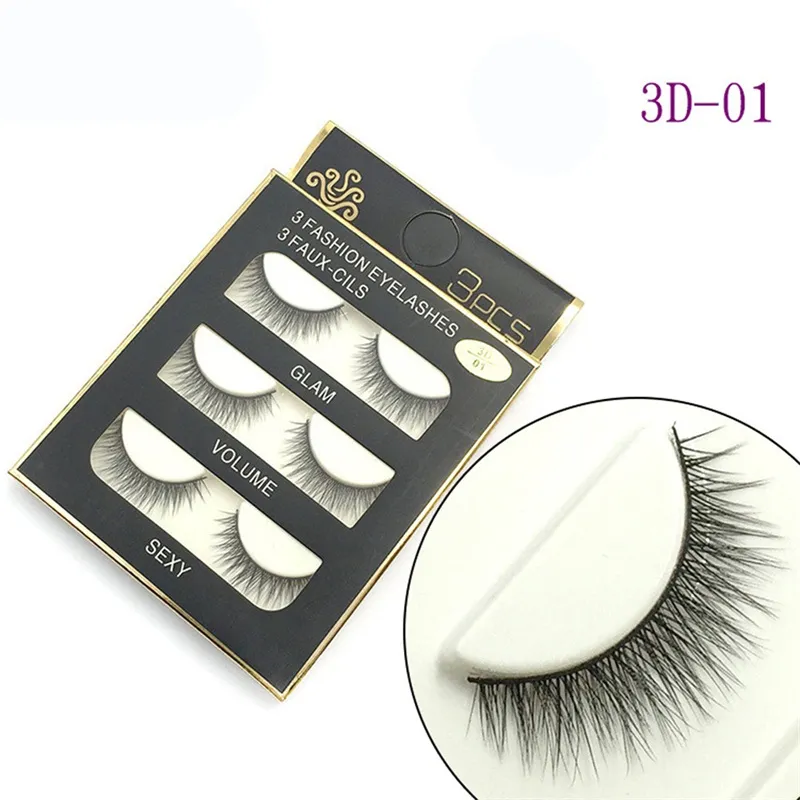 3D faux cils 16 styles faits à la main beauté épais longs cils doux faux cils cils sexy 30010785986899