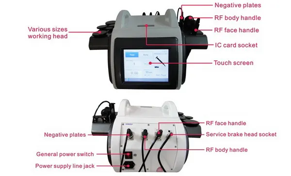 Touch Screen Korea Monopolar RF Radio Frequency Skin Tightening Wrinkle Removal Machine For Salon Clinic Use