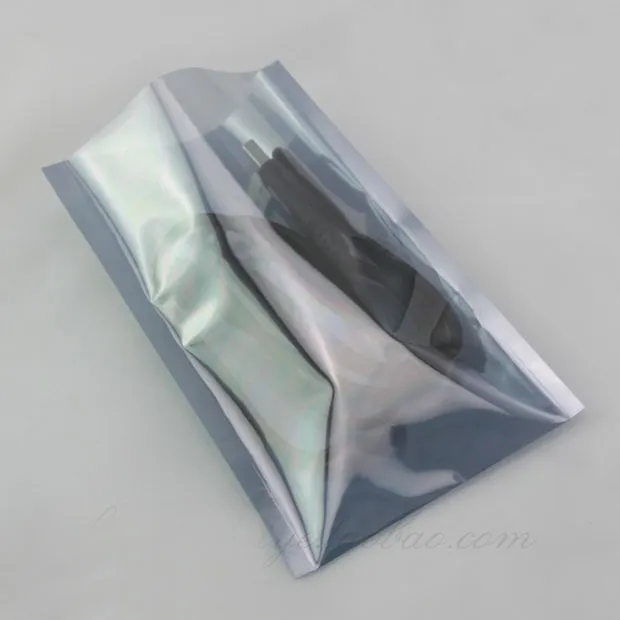Sacs d'emballage de stockage en plastique de protection antistatique de 6 à 19cm, sac d'emballage antistatique ESD, sac d'emballage antistatique à dessus ouvert de petite taille