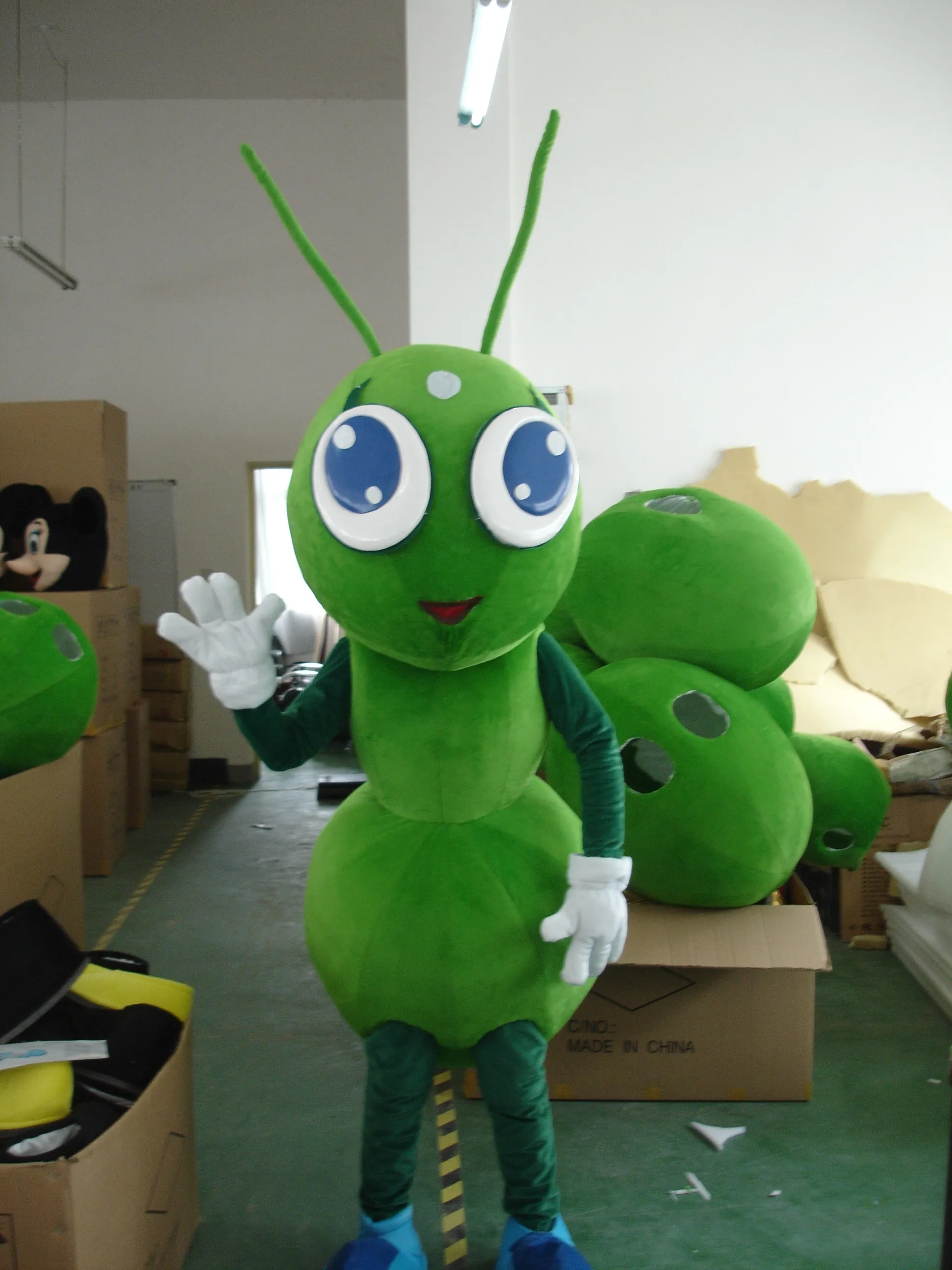 Costume de mascotte de haute qualité 100% costume de mascotte de fourmi image réelle pour adulte livraison gratuite