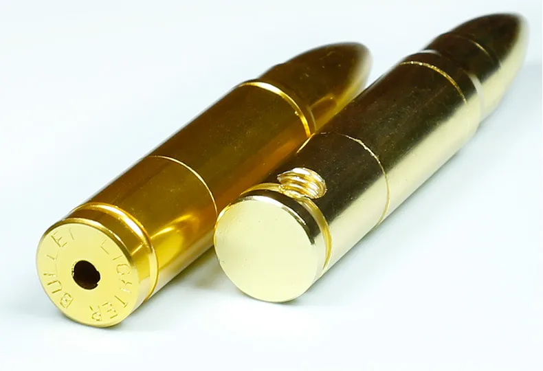 78mm Metallrör Creative Pipe Bullet Form Rökrör med Filter Export Kvalitet Produkt Chioced Gift