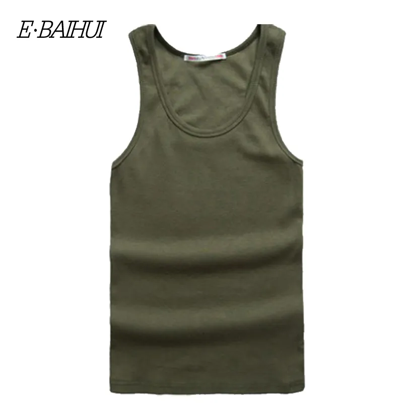 E-baihui ماركة الرجال تانك كمال الاجسام خزان القطن عارضة الرجل قمم المحملات undershirt أزياء سترة ملابس الرجال 22151