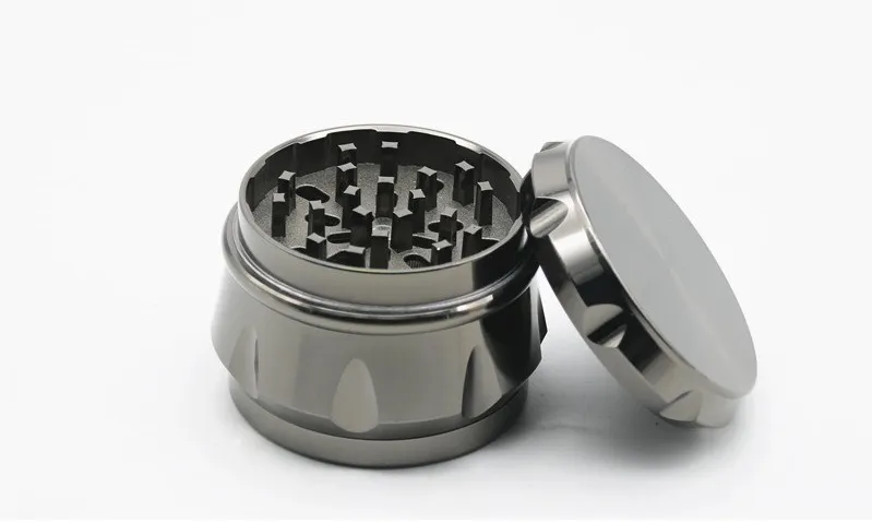 Herb Grinder 4 lagen 63mm mentale zinklegering slijpmachines voor droge tabak kruiden kruidenmolen pollen catcher crusher-slijper