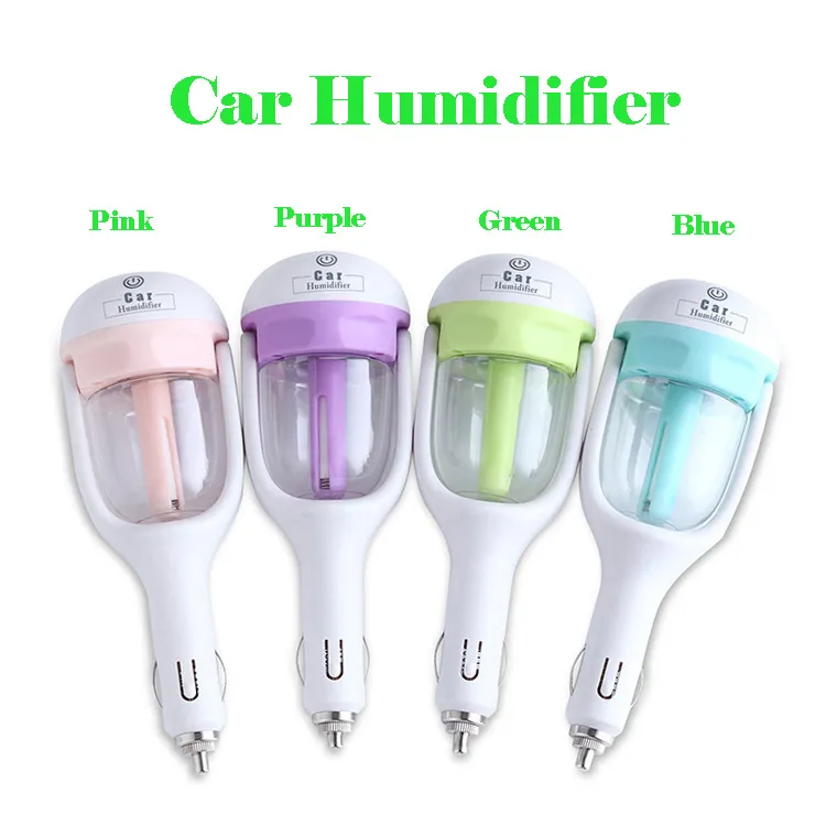 Nieuwe hete Hoge Kwaliteit Auto Plug Air Luchtbevochtiger Purifier, Vehicular Essential Oil Ultrasone Luchtbevochtiger Aroma Mist Auto Geur Diffuser