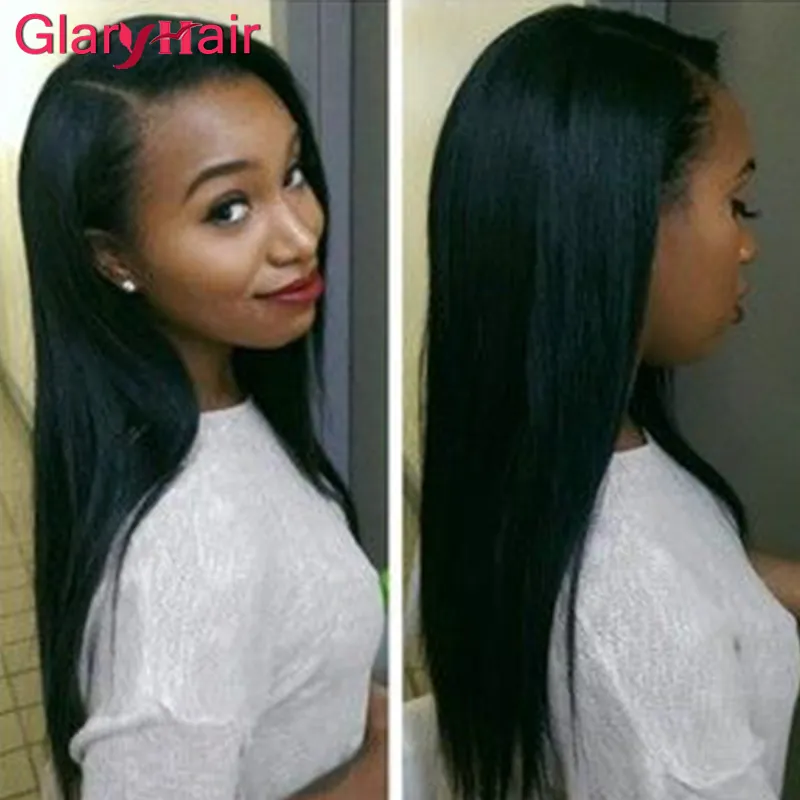 Glary Producten Mink Braziliaanse Haar Bundels Virgin Straight Menselijk Haar Weave Bundels Goedkope Remy Hair Extensions Machine Double Wefts 4pcs Lot