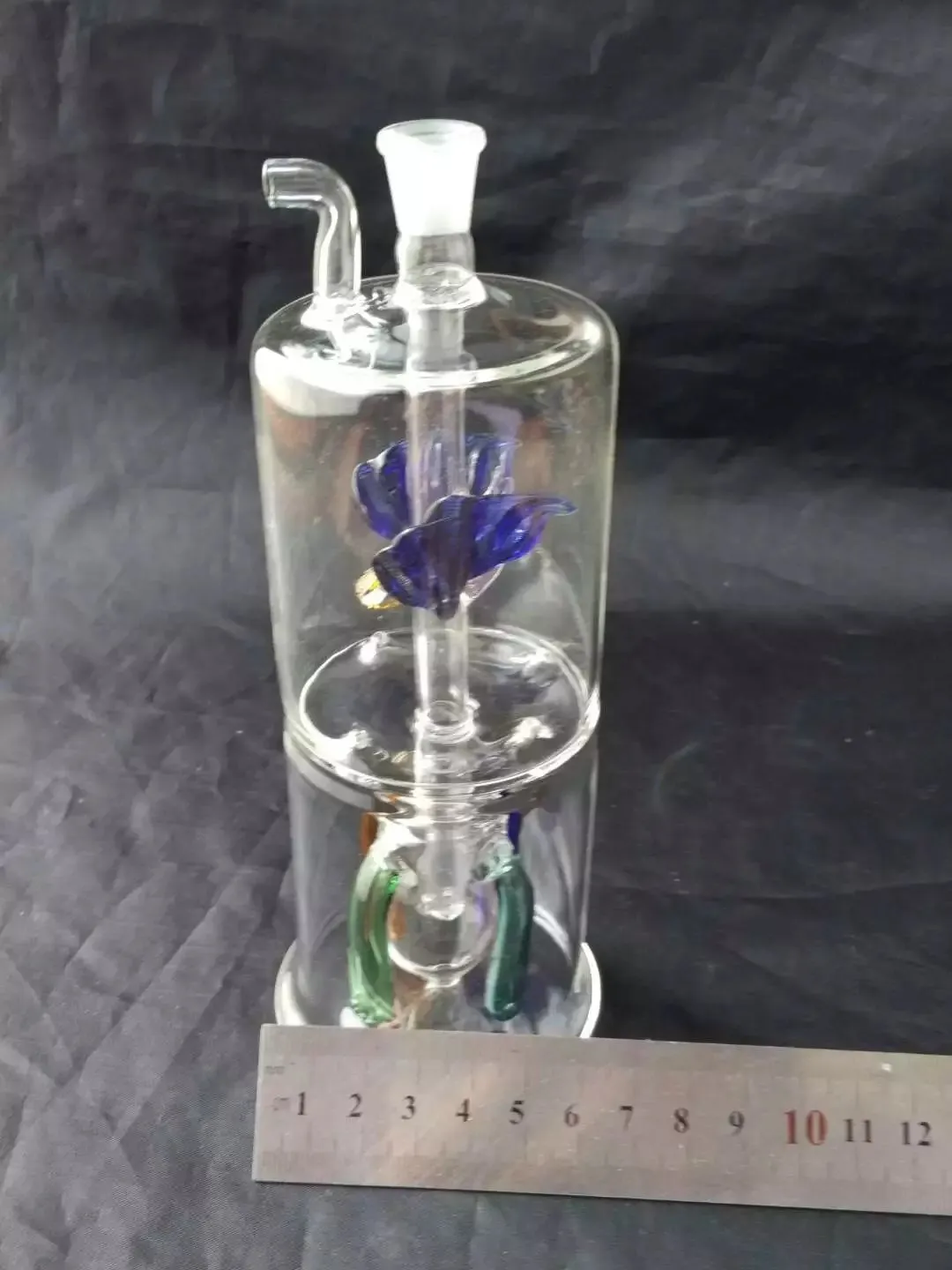 Schmetterlingswasserschlauchglas Bongs Zubehör Glasrauchrohre farbenfrohe Mini Multi-Farben Handrohre Bester Löffel