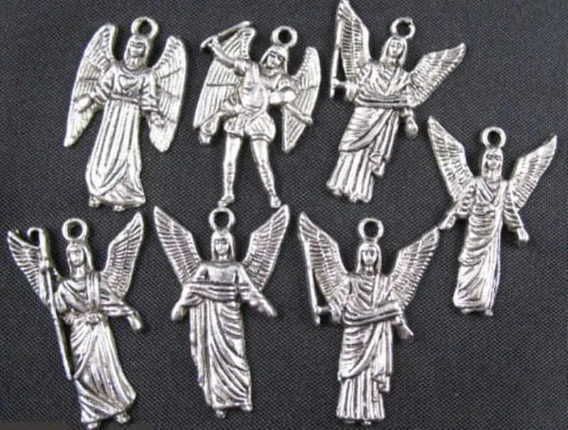 200PCS Mixed Tibetan silver wing angel charms FREESHIP A1696