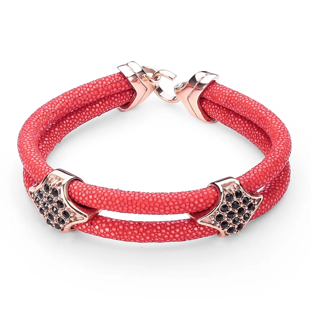 BC BC STINGRAY LEATER BRACELET 5 мм круглый крутой мужчина