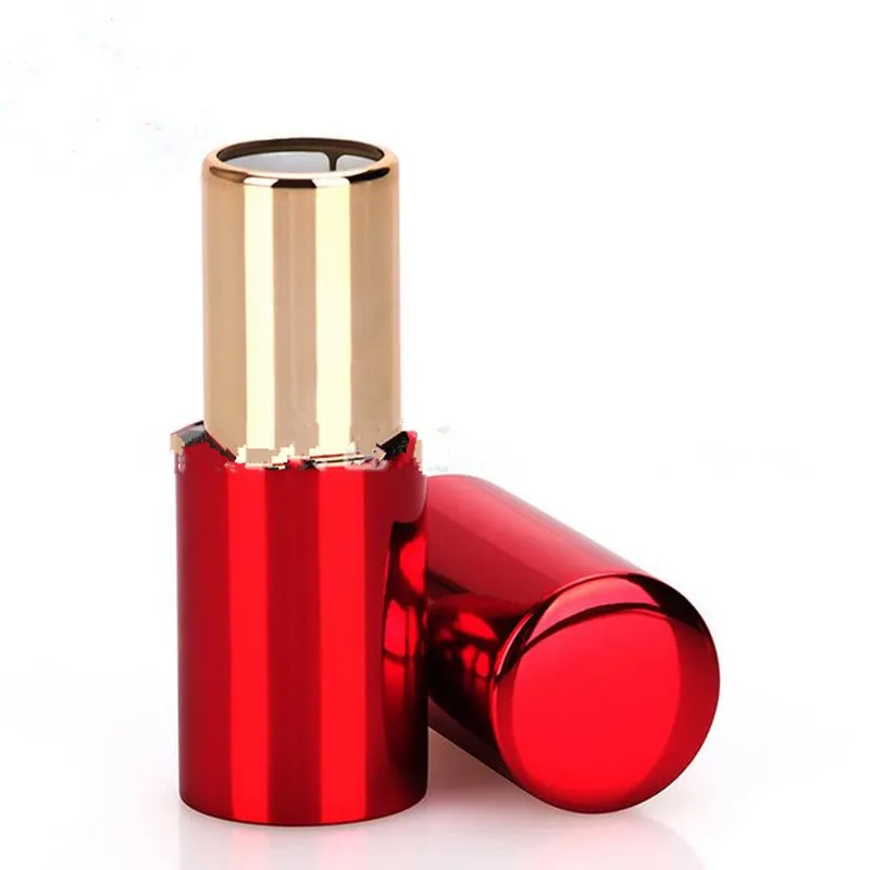 Tubes de baume à lèvres vides conteneur rouge à lèvres mode Tubes à lèvres Cool Tube de rouge à lèvres couleur rouge givré bricolage bonne qualité F20171654