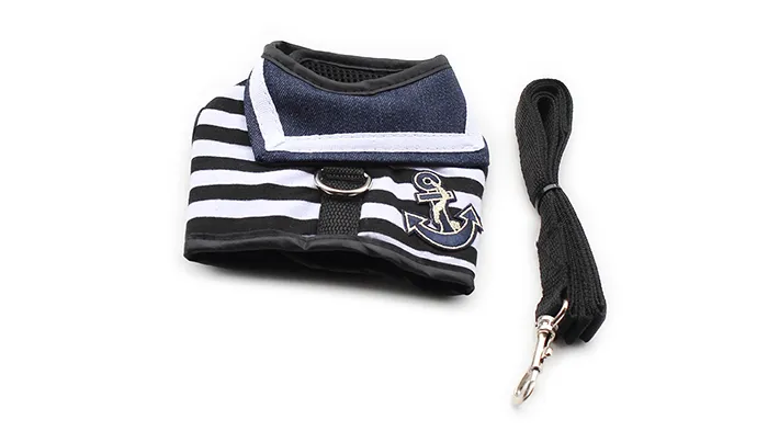 Armipet Stripe Lapel Dog Harness Clost Cost Strap Vest Dogs Harnesses 6044015 PET LEASHES SUPPLIES S M L288N