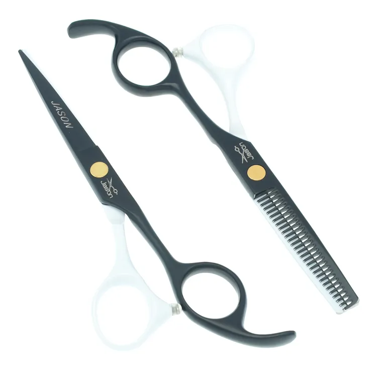 5.5Inch Jason 2017 New Hot Selling Hair Scissors Set Kit Professional Hair Cutting &Thinning Shears Sharp Hairdressing Scissors, LZS0349