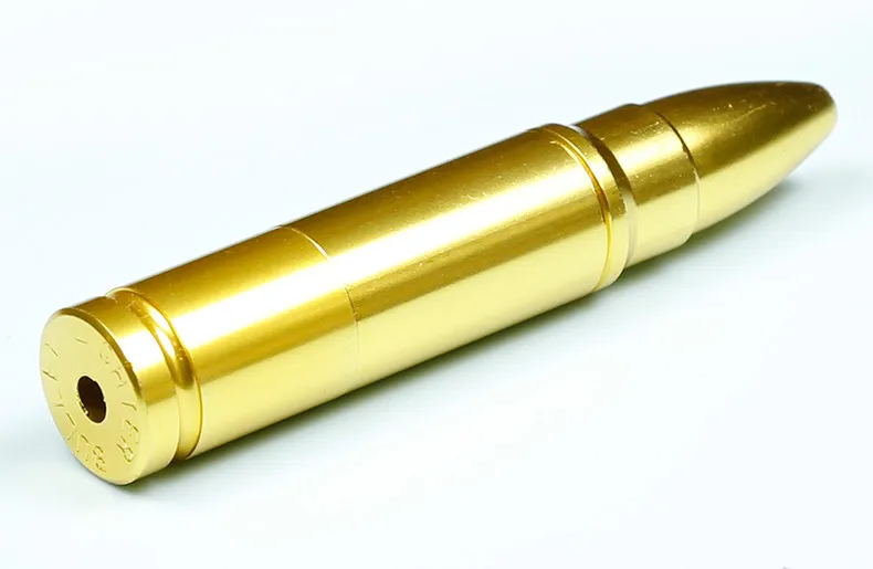 78mm Metallrör Creative Pipe Bullet Form Rökrör med Filter Export Kvalitet Produkt Chioced Gift