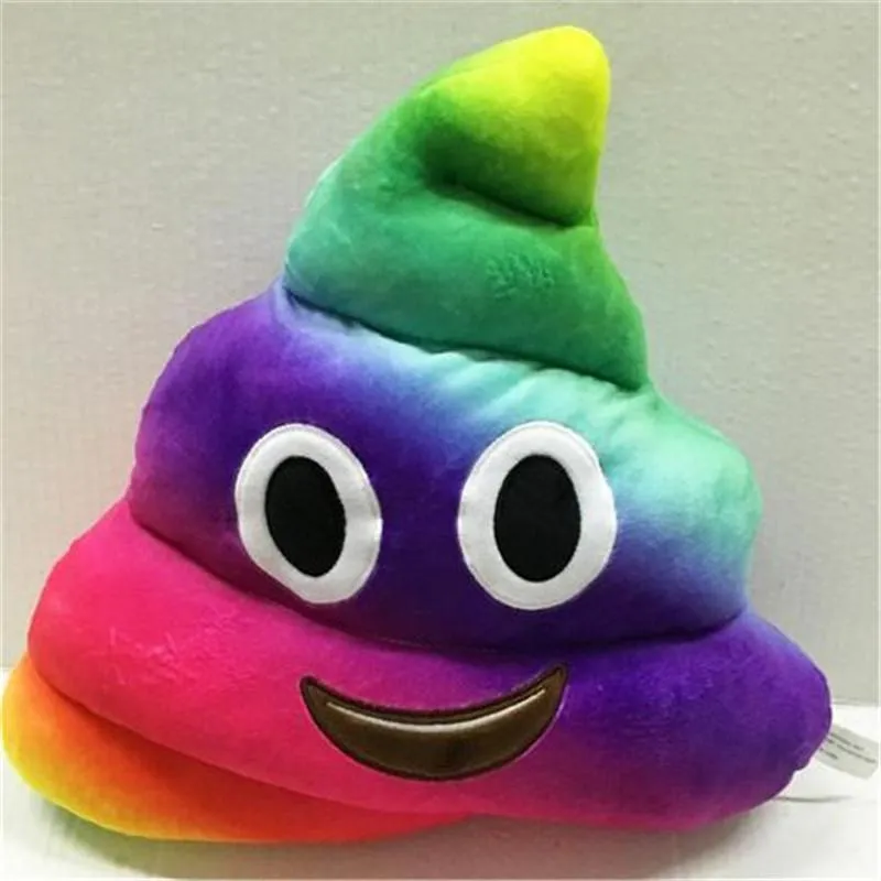 Rainbow poop store emoji plush