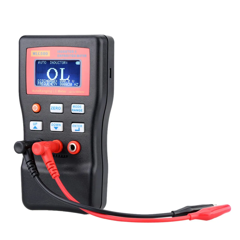 Freeshipping High Precision Auto Variëring LC Meter Professionele Capaciteit Inductantie Tabel 500 KHz Capacitance Meter