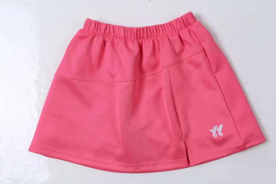 2017 yoga Skorts Women039s Tênis Flounce Skorts Elásticos Saia de tênis Plissada Calças de Tênis Na Altura Do Joelho Culotte badminton vestir2239444