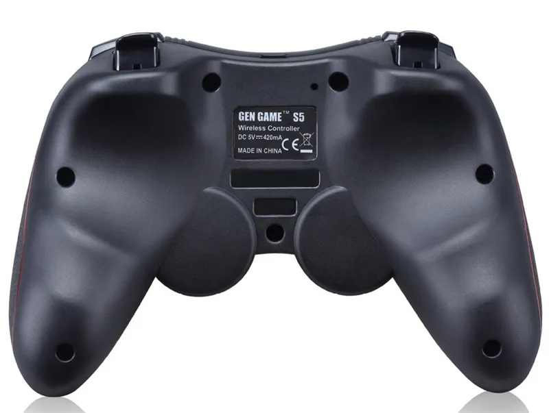 DHL Ankomst Gen Game S5 Trådlös Bluetooth Gamepad Joystick för Android iOS Smartphone Tablet PC Fjärrkontroll med hållare med förpackning