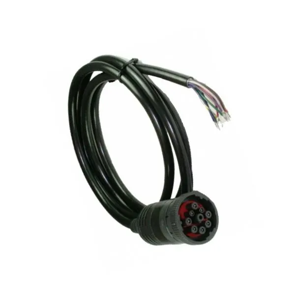 Deutsch J1939 eller J1708 Diagnostisk kabel Deutsch 9pin för att öppna OBD-kontakt för Deutsch Heavy Duty Truck Diagnostic Cable Connector