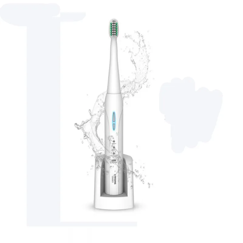 Hot SN901 Ultrasonic Sonic Electric Toothbrush Rechargeable Tooth Brushes With Replacement Heads 2 Minutes Timer Brush