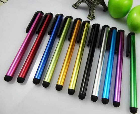Caneta Stylus Capacitiva Universal para Iphone 7 7plus 6 6S 5 5S Touch Cell Phone Tablet Cores Diferentes4803044