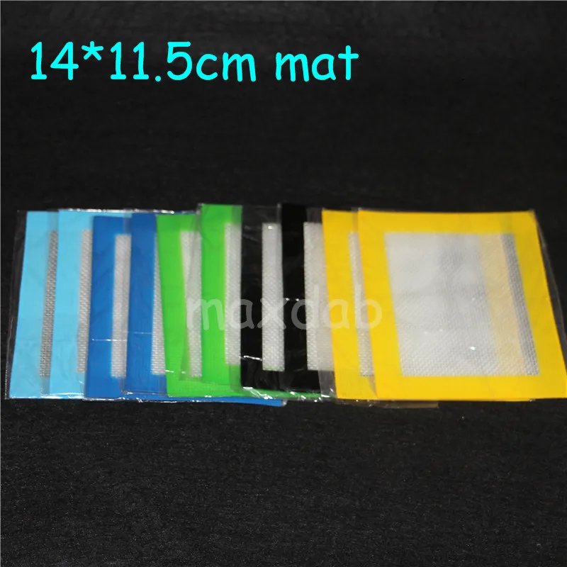 tools Silicone wax pads dry herb oil mats 14cm 11.5cm food grade baking dabber sheets jars dab mat