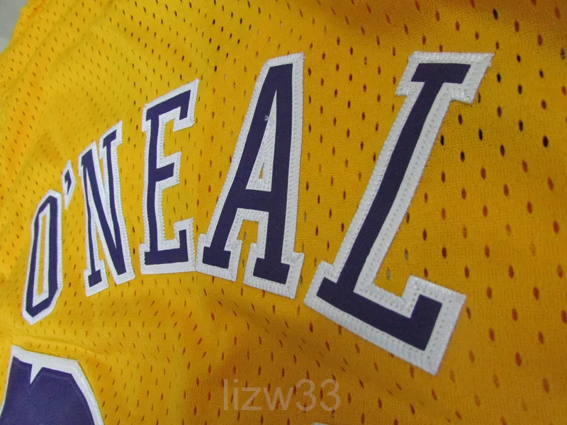 Cheap Throwback Jerseys #32 Shaquille Oneal Jersey 100% Stitched 32 Shaquille O'neal LSU College Basketball Jerseys