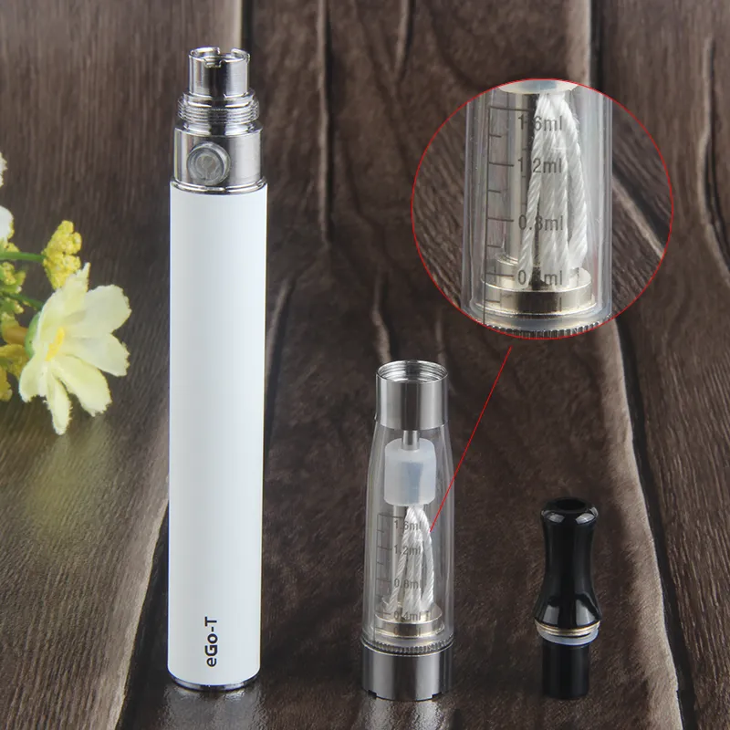 Cigarrillo electrónico de buena calidad ego t kits 650mAh 900mAh 1100mAh ecigarette set CE4 CE5 CE6 Clearomizer ecig