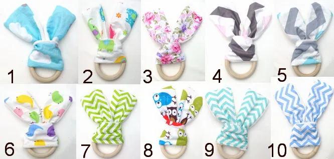 100 sztuk Nowe Baby Gryzaki Naturalne Krąg Drewna Z Tkaniny Drewniane Ząbkowanie Training Sensory Baby Cothing Pierścień Pomocy Handmade Ring Ye001