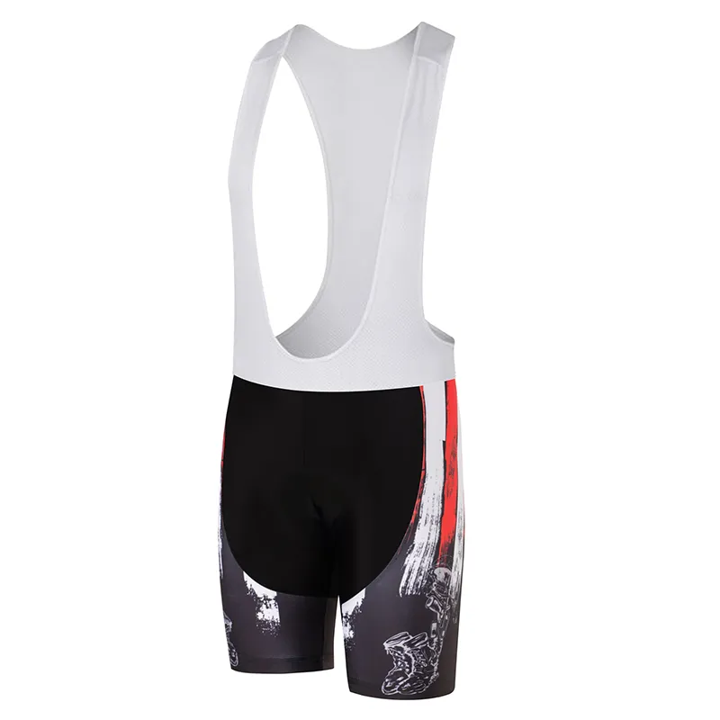 USA Summer Quick Dry Cycling Jersey Pro Drużyna z krótkim rękawem rowerowe rowerowe rower noś oddychającą odzież rowerową i śliniak Short8658332