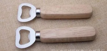 Hot sale Stainless steel wooden handle Red wine beer bottle opener never deformation new arrival 