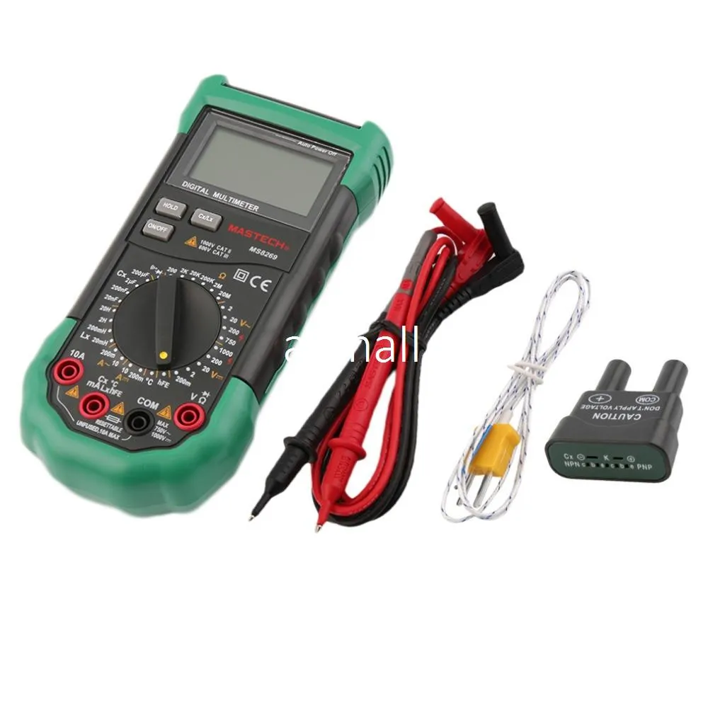 Freeshipping Digital Auto Ranging Multimeter DMM Test Kapacitansfrekvens