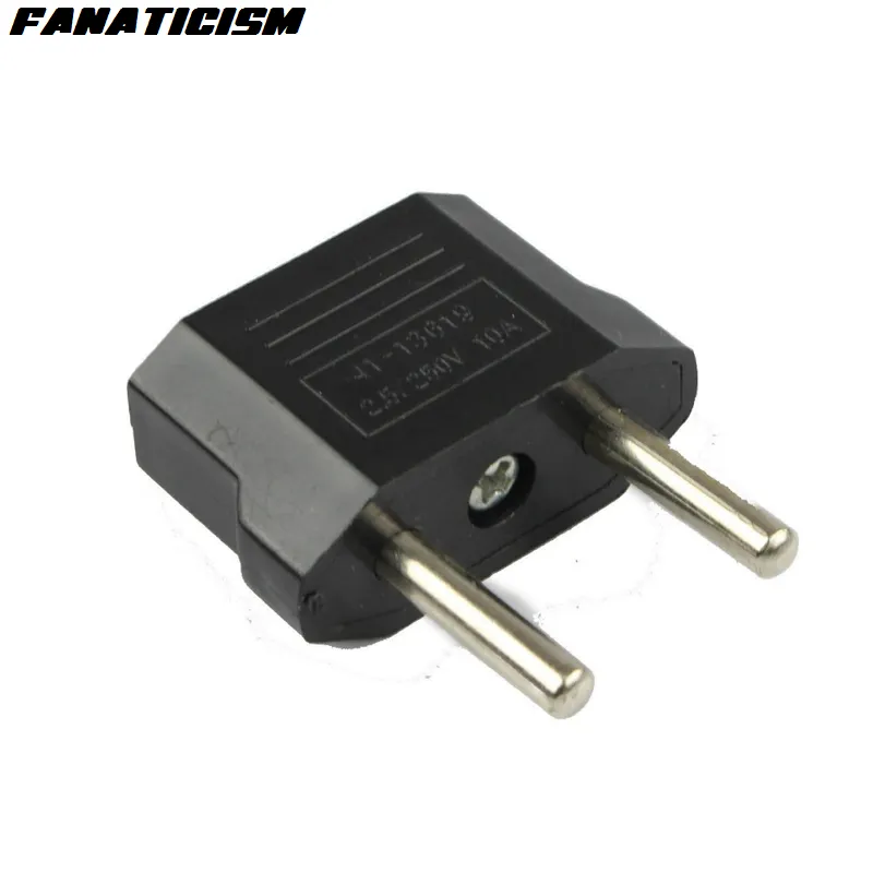 Fanaticism Universal Charger AC Electrical Power Plug Adaptador Converter European Travel US To EU Plug Adapter Transfer plug 