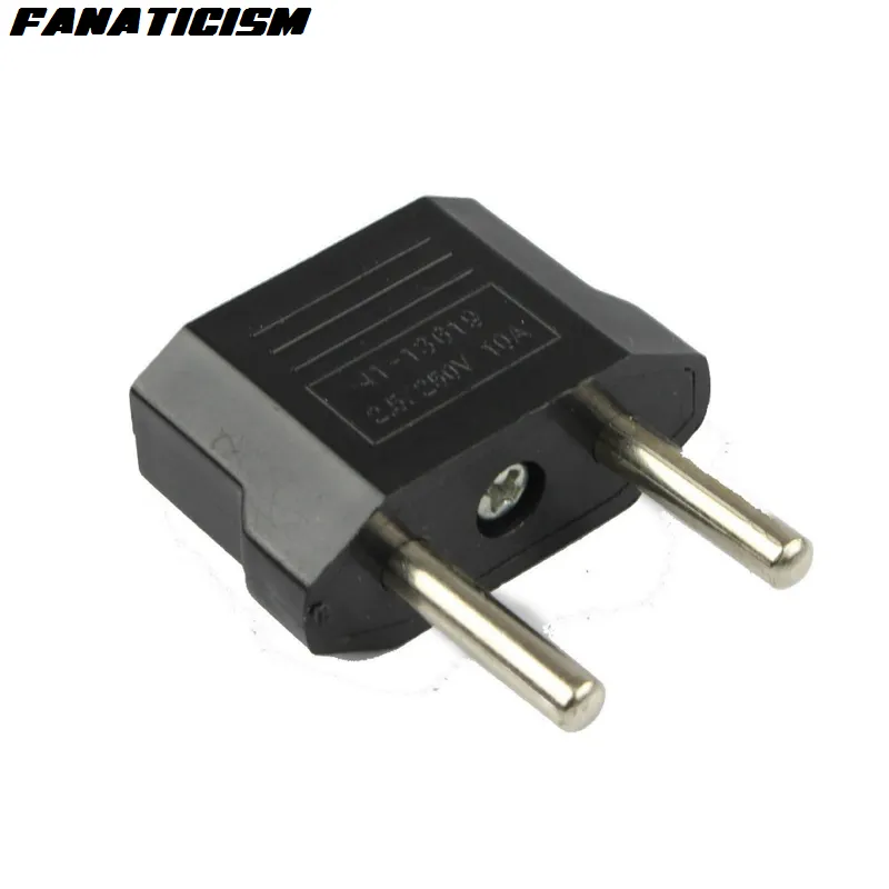 Fanatismus Universal Ladegerät AC Elektrische Power Stecker Adaptador Konverter Europäischen Reise UNS Zu EU Stecker Adapter Transfer stecker 100 teile/los