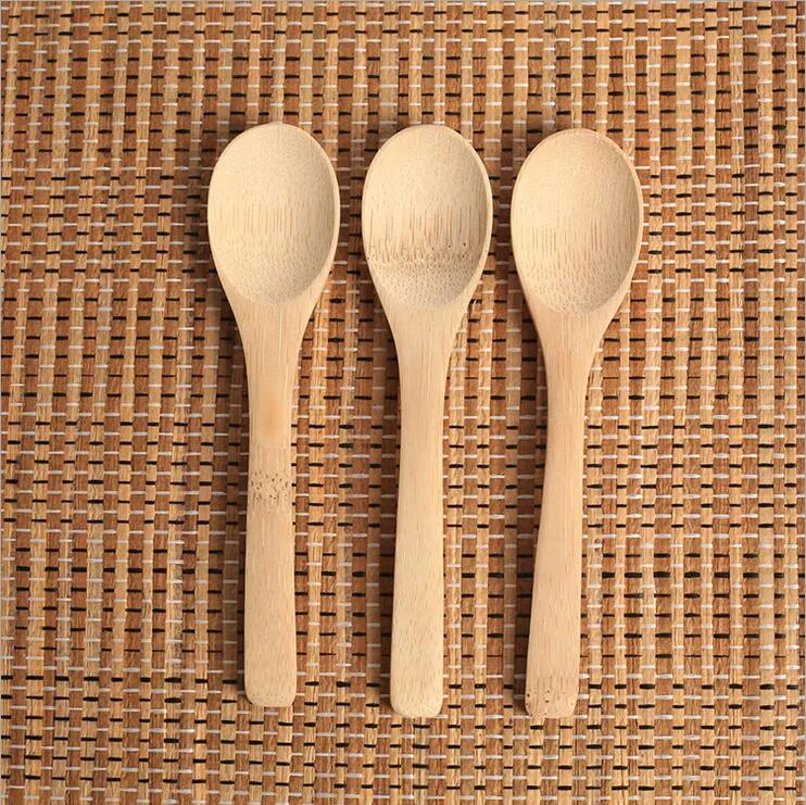 Wooden Jam Spoon Baby Honey Spoons Coffee Scoop New Delicate Kitchen Using Condiment Small 1283cm1816737