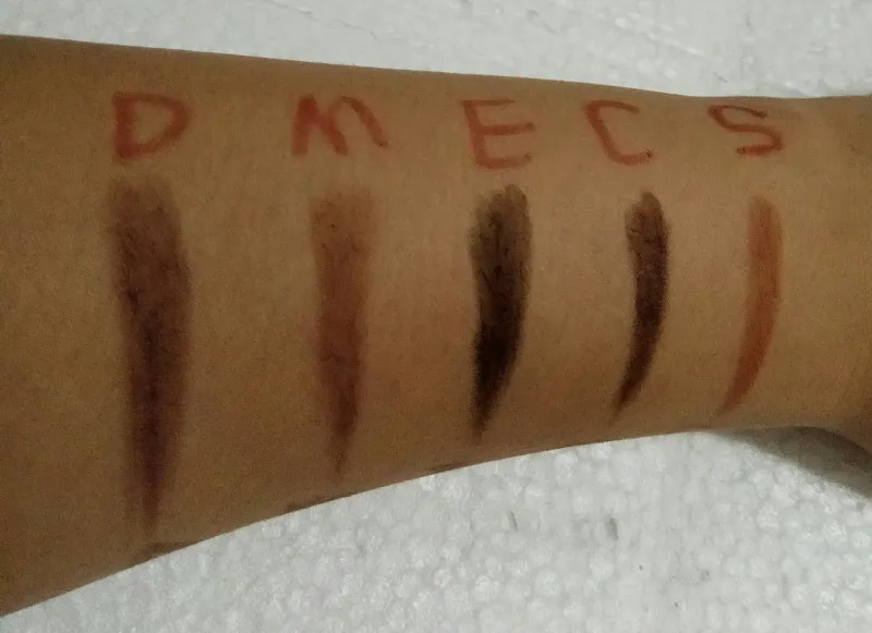 I lager! Makeup Dubbel Ögonbryn Penna Brow Definer Skinny Crayon Ebony / Mjukt Brun / Mörk Brun / Medium Brun