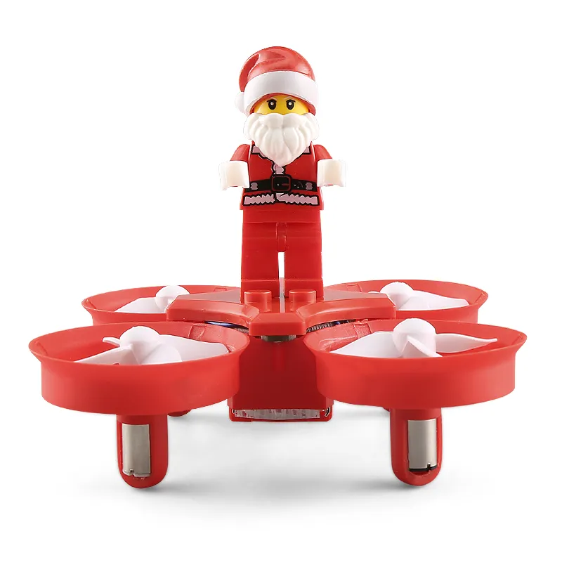 JJRC H67 Uçan Noel Baba Noel Şarkıları ile RC Helikopter Drone Noel Oyuncak Uzaktan Kumanda Uçak Çocuklar Hediye 10 adet