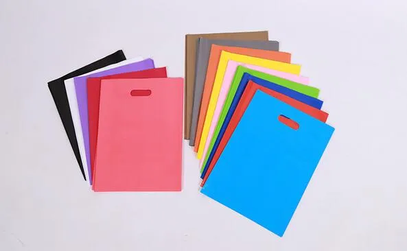 맞춤형 로고 쇼핑 핸들 비닐 봉지/선물 플라스틱 포장 가방 의류/인쇄 로고 프로모션 백