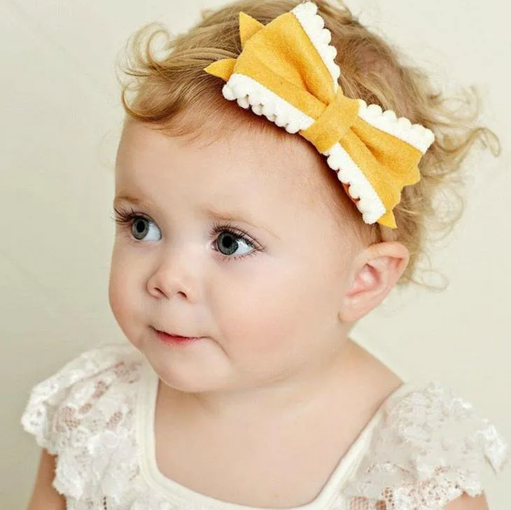 Yeni Avrupa Moda Bebek Bebek ilmek Bantlar Kızlar Saç Bantları Çocuk Düğüm Saç Aksesuarları Çocuklar Barrette Saç Klip 8 Renkleri 13327